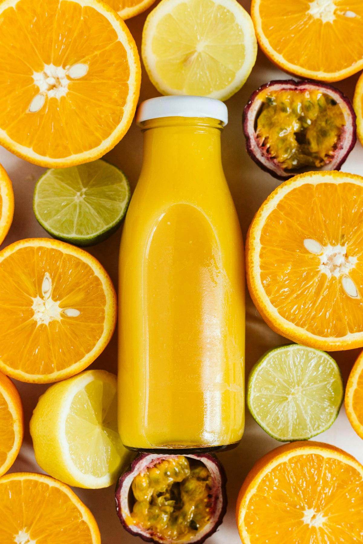 Freshly squeezed orange and mango juices at Russell Hall Café